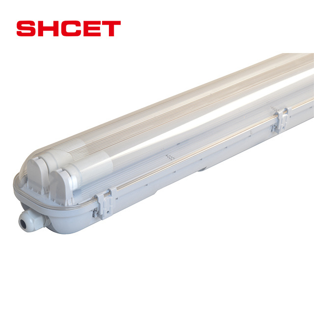 High quality OEM manufacturer 1.2m IP65 IP66 packing PC cover T8 led tri-proof light fixture waterproof multilumen price