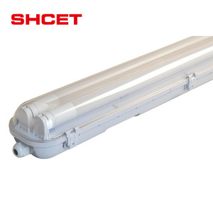 High quality OEM manufacturer 1.2m IP65 IP66 packing PC cover T8 led tri-proof light fixture waterproof multilumen price