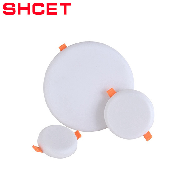 Zhongshan newest indoor frameless small led panel light round ceiling lighting recessed backlit LED lights 170mm from SHCET