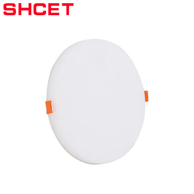 Zhongshan newest indoor frameless small led panel light round ceiling lighting recessed backlit LED lights 170mm from SHCET