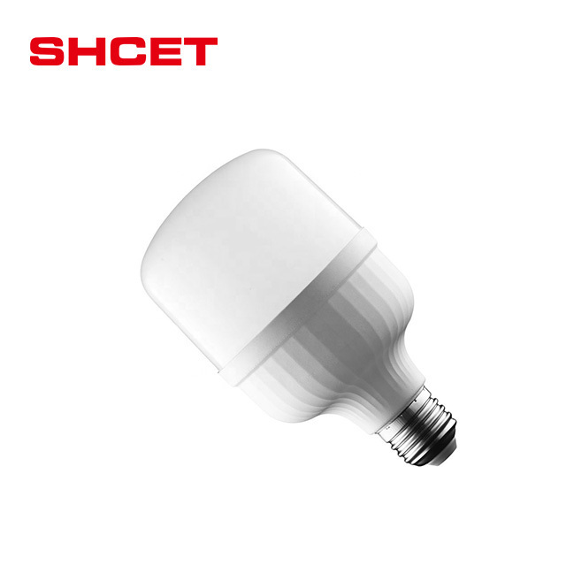 SHCET free sample 2500 lumen e27 led light bulb 25W T shape E27 base