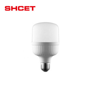 SHCET free sample 2500 lumen e27 led light bulb 25W T shape E27 base