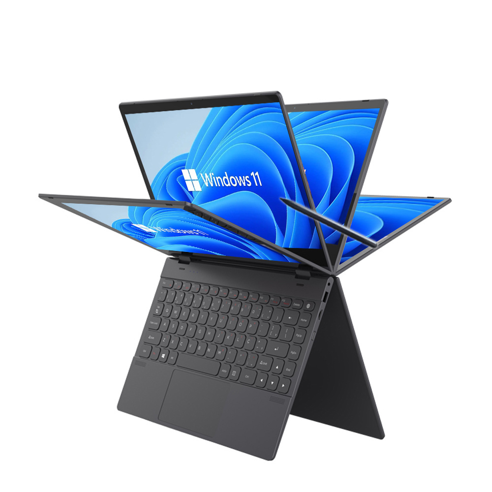 New Arrival OEM Laptop 14inch Yoga 360 degree turn over i7 1165G7 512GB School gaming Style Notebook Touch Screen Laptop