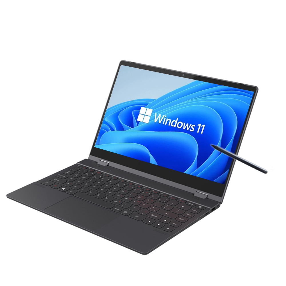 New Arrival OEM Laptop 14inch Yoga 360 degree turn over i7 1165G7 512GB School gaming Style Notebook Touch Screen Laptop