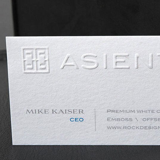 Cotton Paper Letterpress Name Card Luxury Business Card 3d Custom Logo Embossed/ Debossed Printing Paper Board