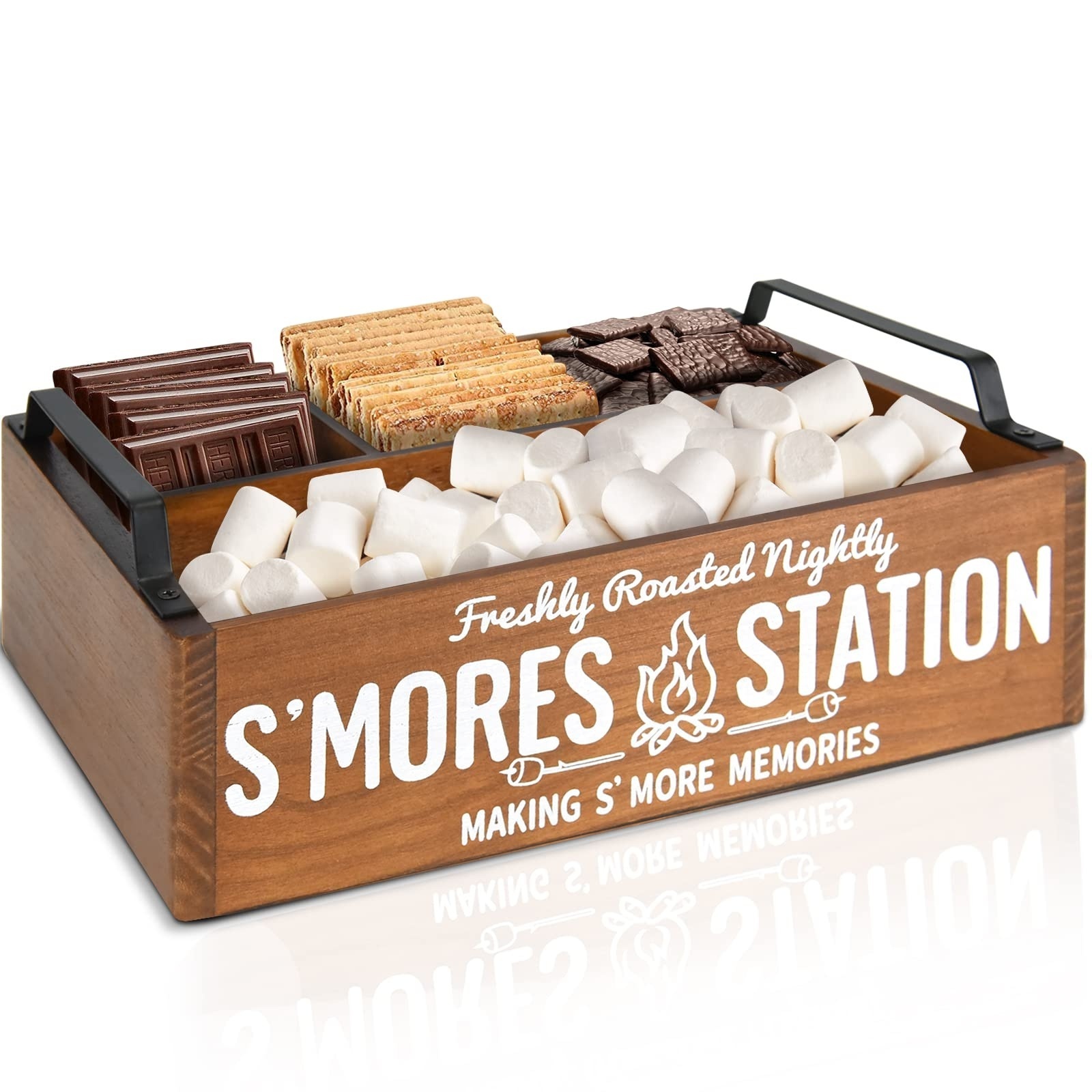 Handles Smores Maker Box Smores Station Farmhouse Smores Bar Holder