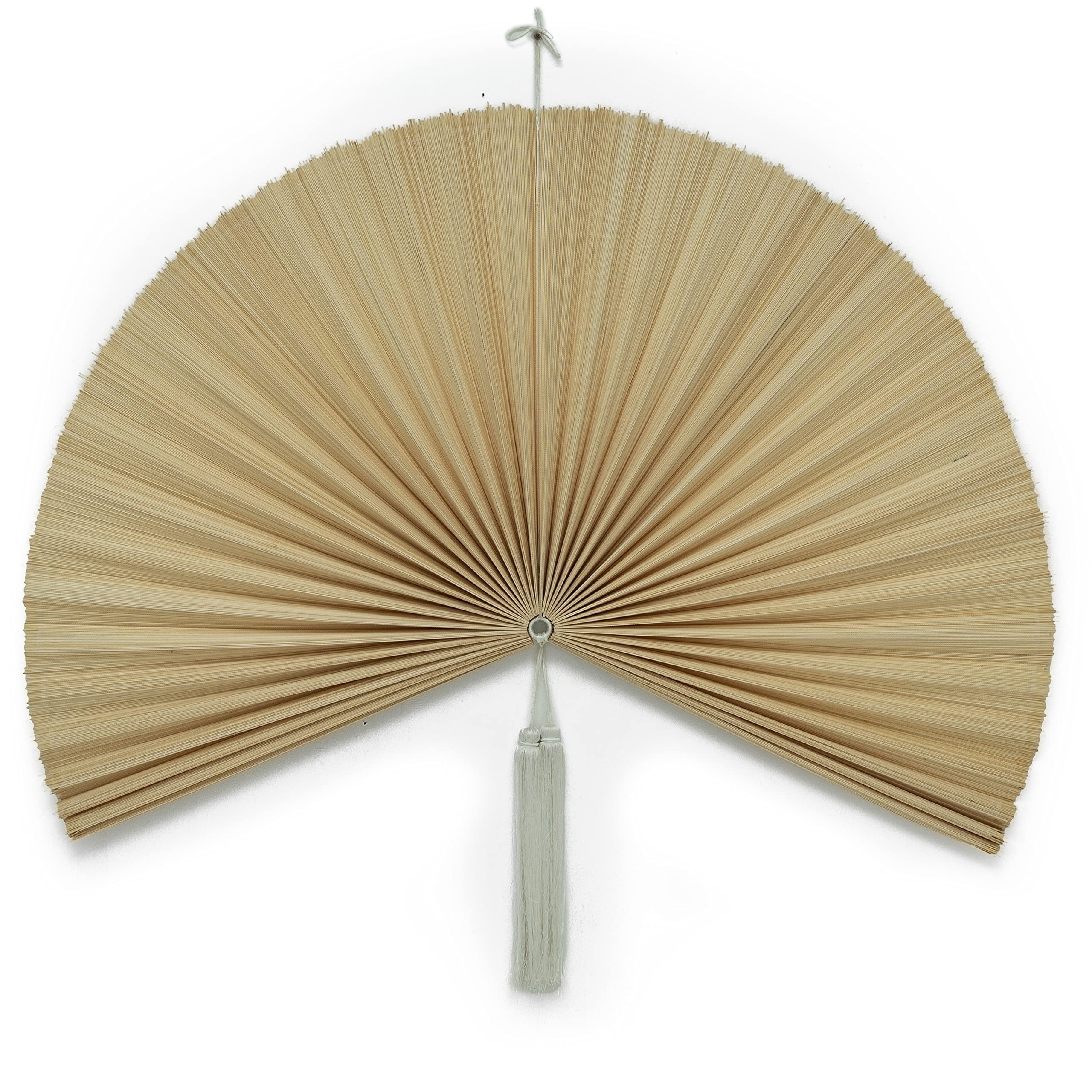 Over Bed  Bohemian Wall Decor Large Wall Hanging Bamboo Fan Bedroom Wall Art Above Bed