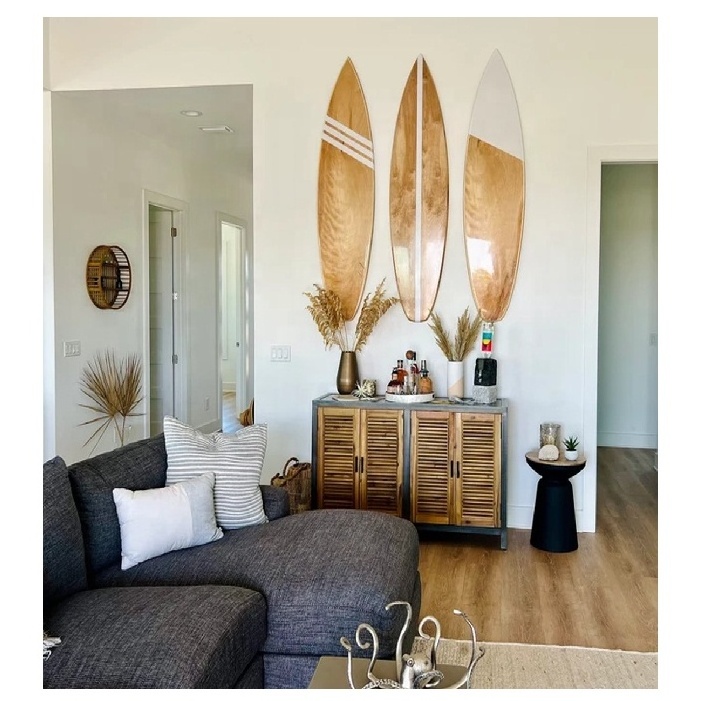 Wall Art The Shore Break Surfboard Wall Decor Wood Surfboard