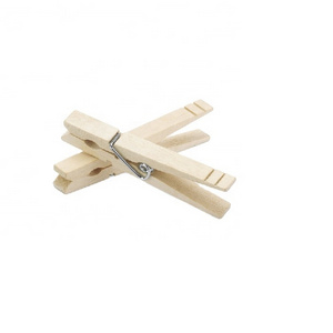 Multifunction Natural Mini Wood Clothespins