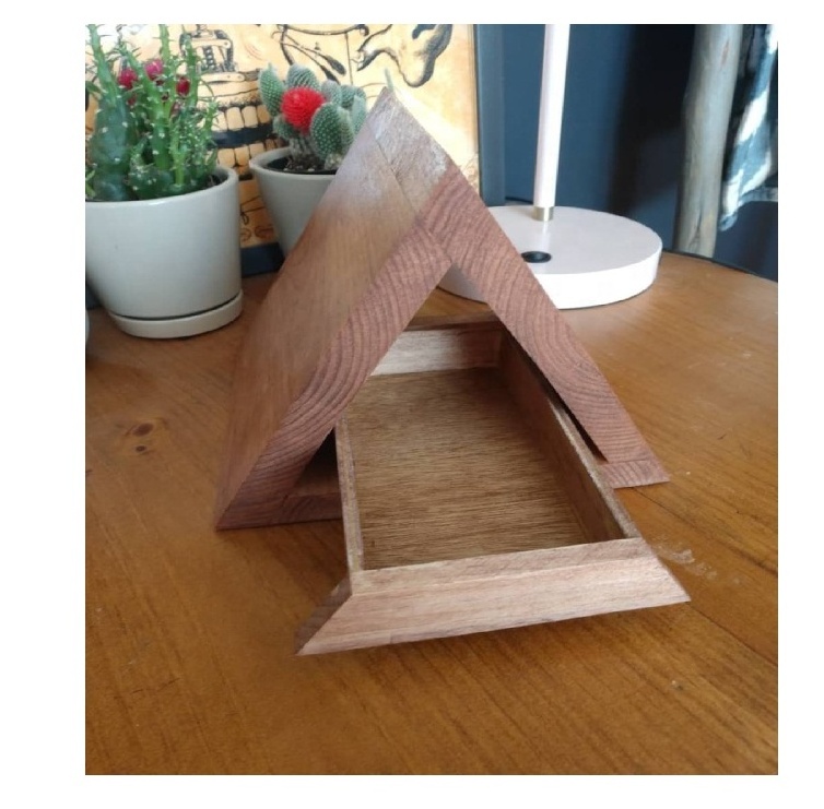 Countertop Recipe Wooden Triangle Book Holder Night Stand Book Holder With Drawer