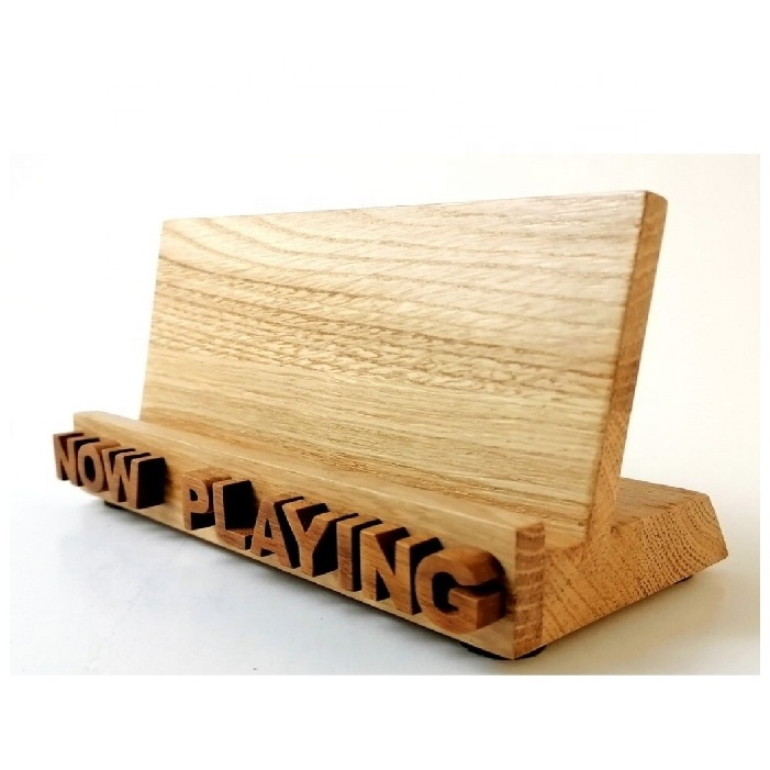 LP Display Handmade Wooden Now Playing Vinyl Record Stand