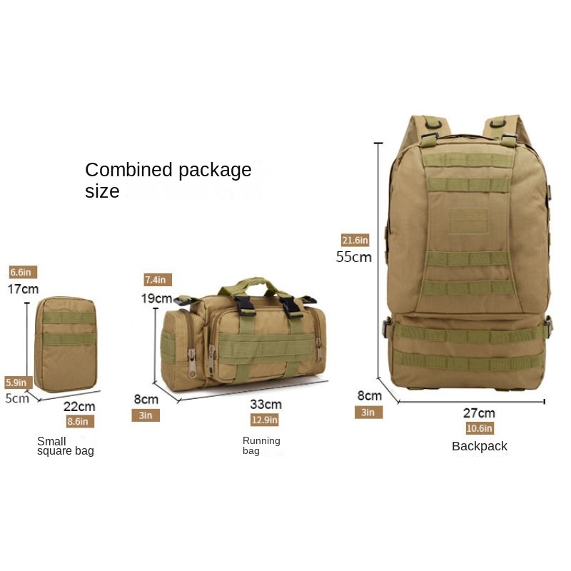 XIYIMU Designer bag oxford camouflage tactical shoulder tactical sling bag 55l camo backpack for travel denim bag waterproof