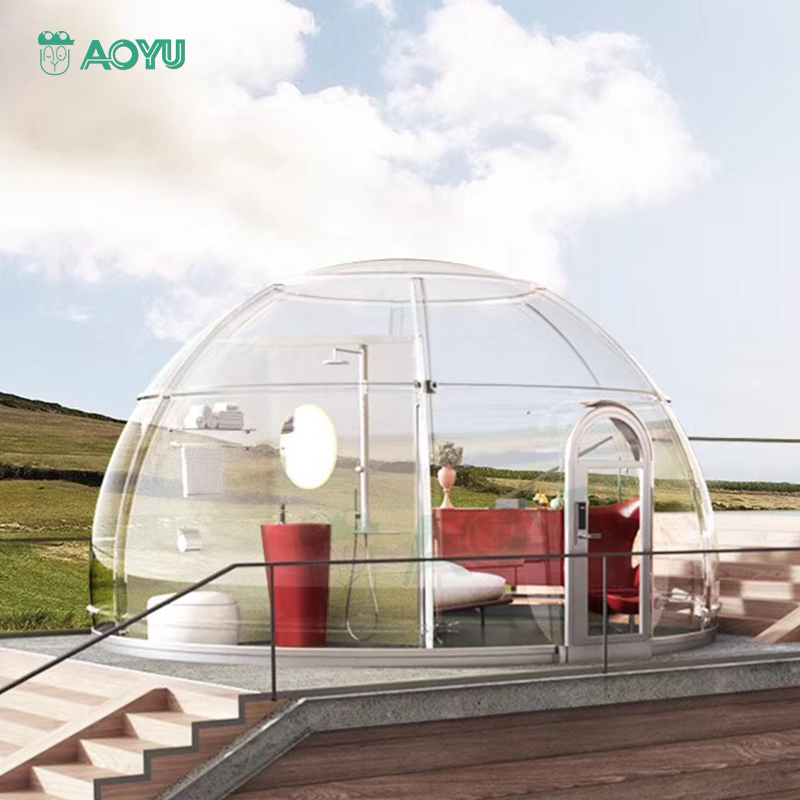 Igloo Dome PC Bubble House Clear Plastic Garden Domes Polycarbonate Clear Tents For Dining/Cafe Resort