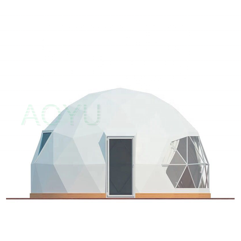 AOYU 4 Seasons Igloo Geodesic Dome Tent Structure Glamping Domes 6m