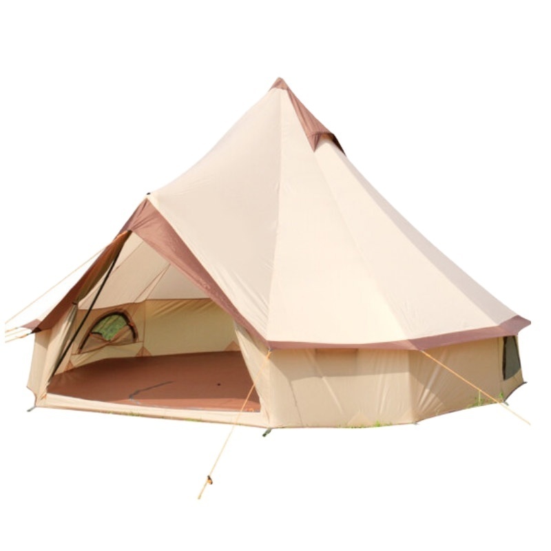 AOYU Outdoor 3m 4m 5m 6m Family Camping House Canvas Yurt Teepee Mongolian Bell Tent For Sale