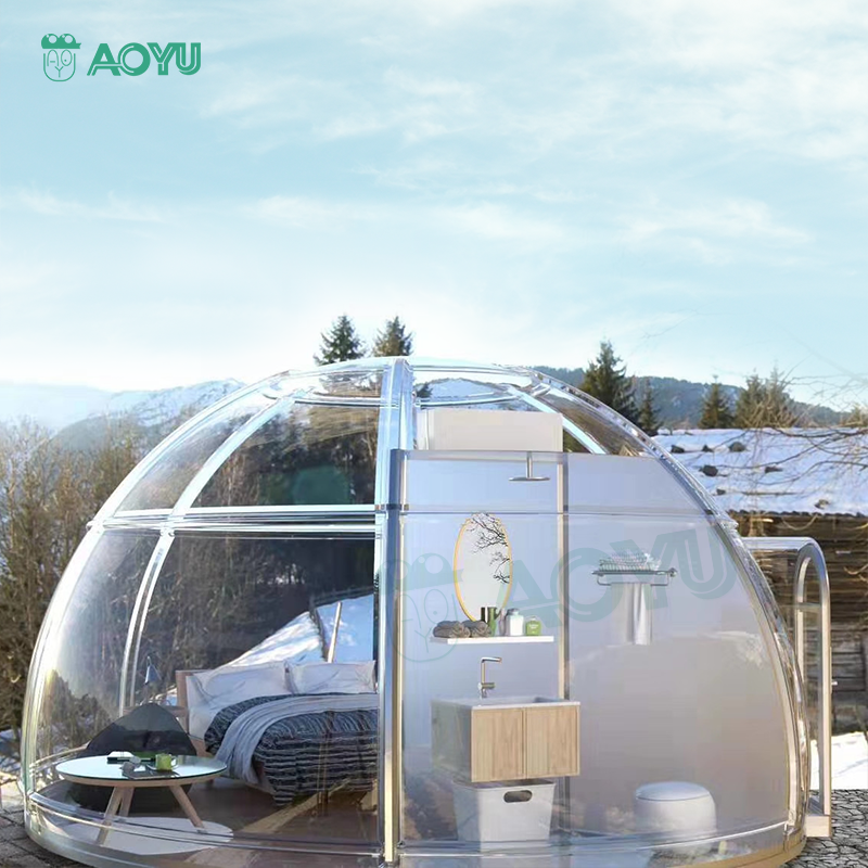 Igloo Dome PC Bubble House Clear Plastic Garden Domes Polycarbonate Clear Tents For Dining/Cafe Resort