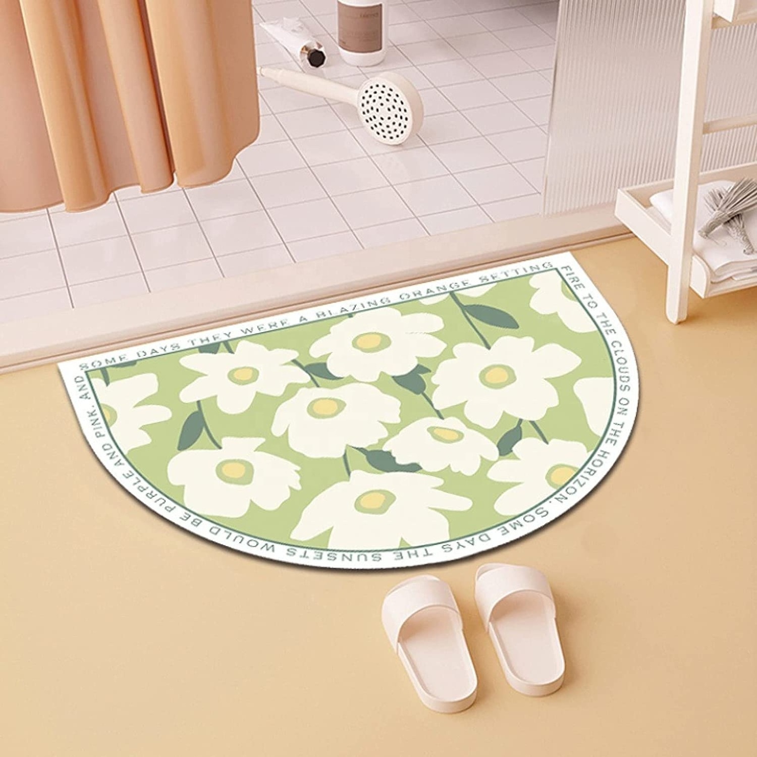 Soft Fast Drying rubber Non Slip Water Absorbing diatomaceous Bath rugs and Hard Bathroom Floor Shower Mats bath mat