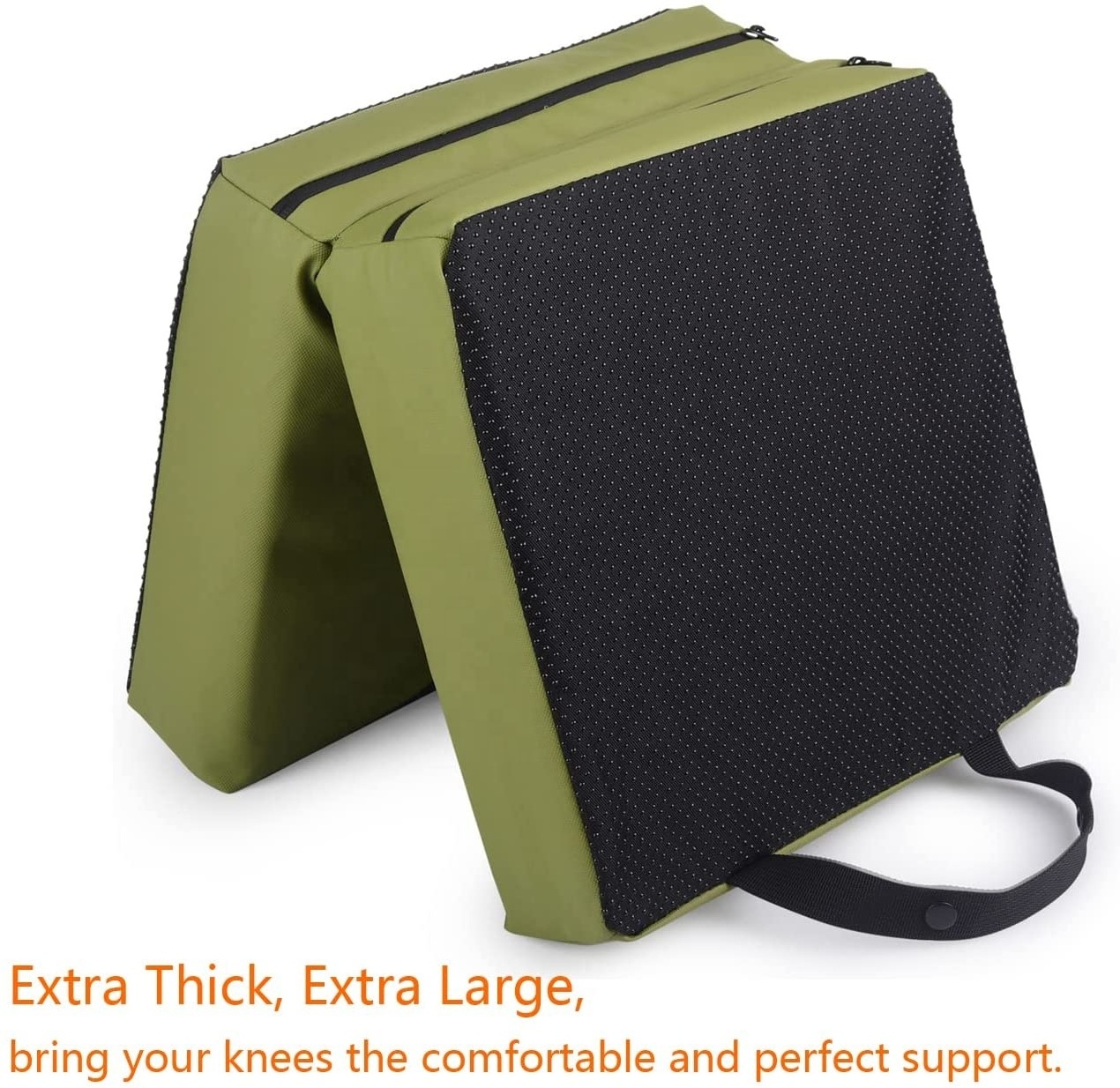 New Design Factory Waterproof Oxford Outdoor Portable Garden Foldable Kneeling pad and Seat Pad with Memory Foam thick knee mats