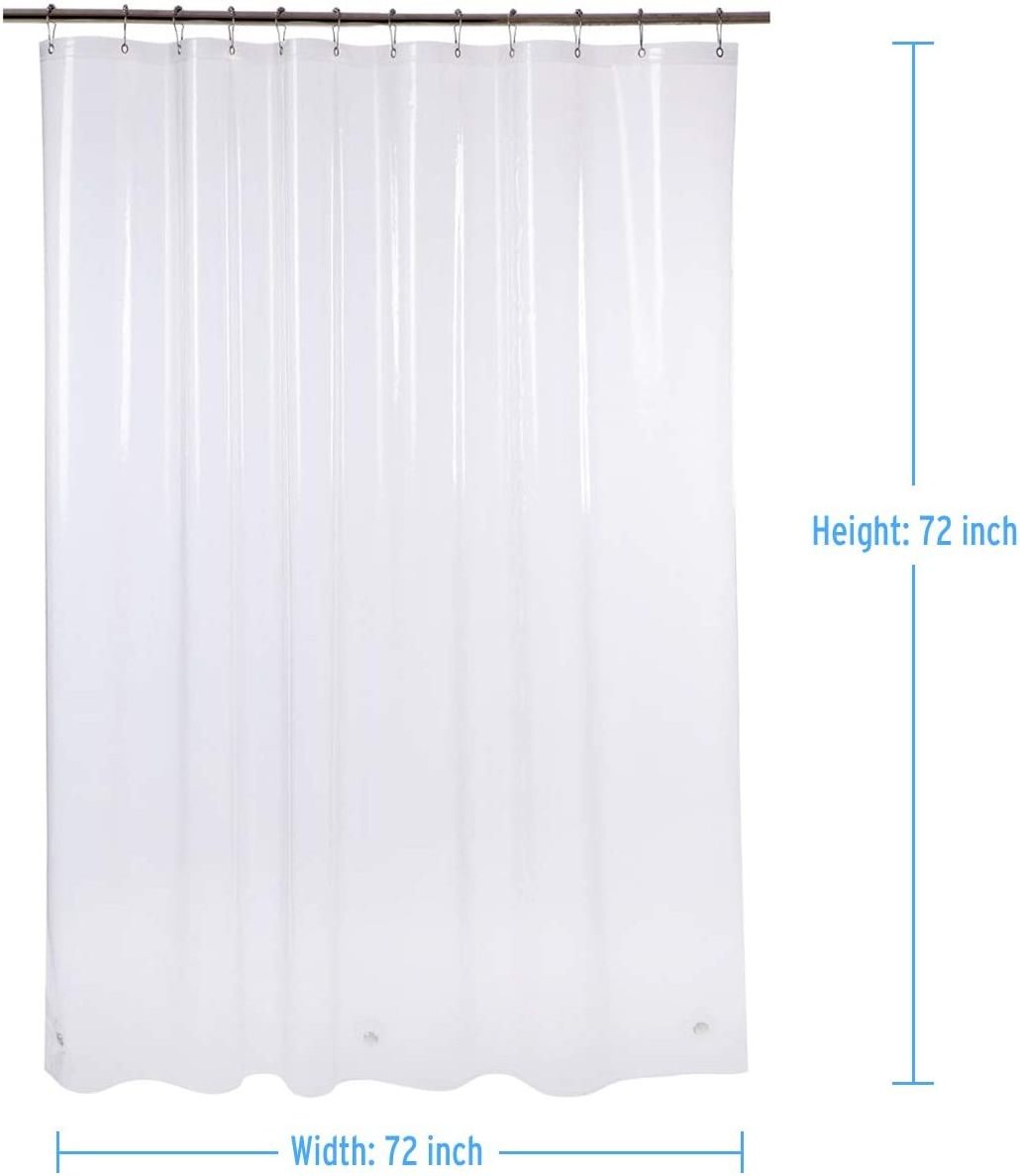 CF BCPE01 Customized New 2023 Luxury advanced Hotel Home Decor Hookless Shower Curtains for Peva Liner