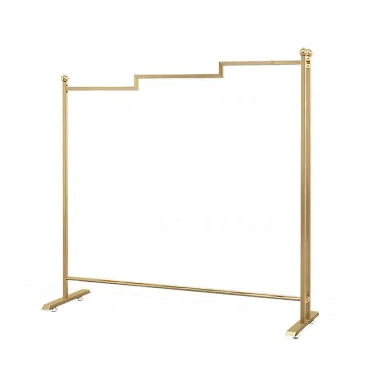 clothing store display rack wrought iron hanger