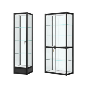 Retail Store Toy Figure Display Cases Display Cabinet Glass Case For Display