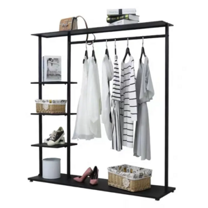 clothing store display rack wrought iron hanger