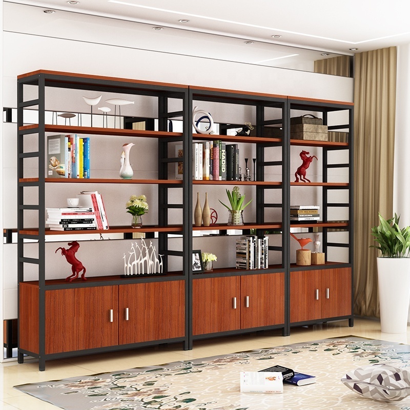 Wholesale Wall Mounted Display Shelves Wooden Metal Supermarket Retail Wall Display Shelving