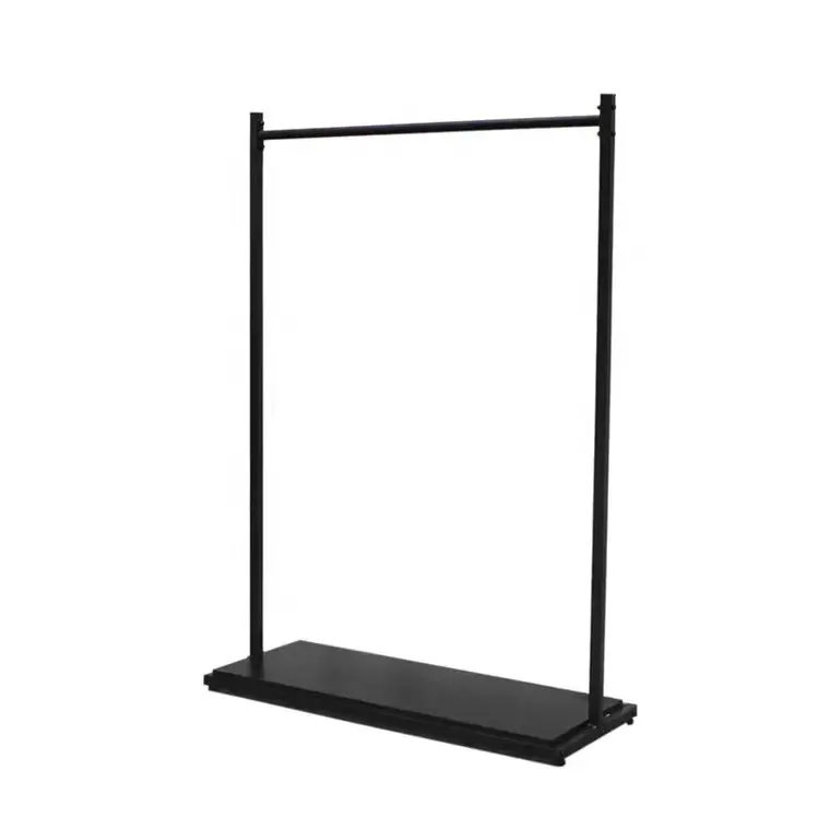 Metal Clothes Hanging Bar Display Rack Garments Display Shelf Clothing Store