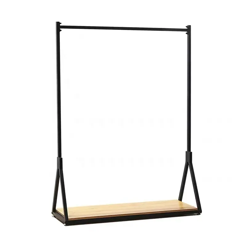 clothing store display rack wrought iron hanger