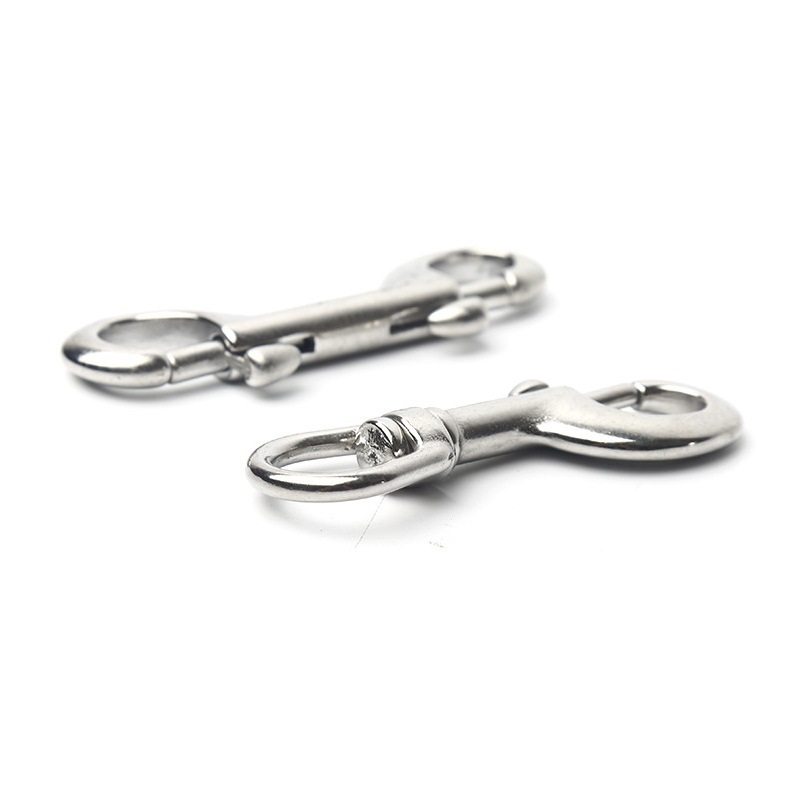 Multifunction Stainless Steel 304 Outdoor Backpack Buckle Hook Pet Buckle Key Chain Double Ended Bolt Snap Hook