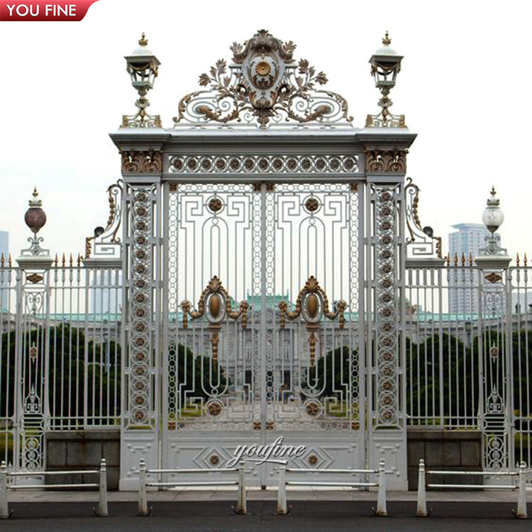 New Style Luxury Wrought Iron Gate Designs Simple