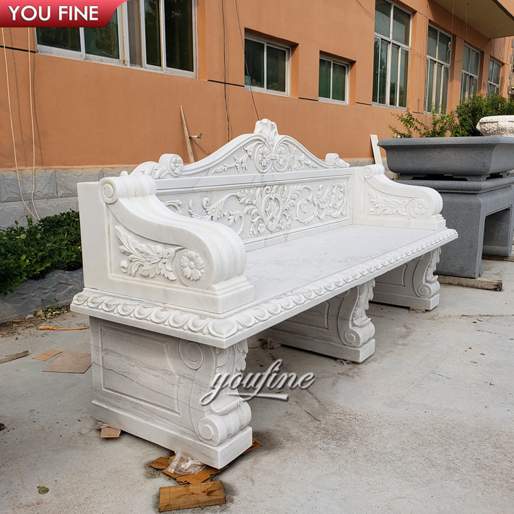 Hand Carved Natural Stone Animal Statue Chair Outdoor Garden Decoration Marble Tortoise Sculpture Bench