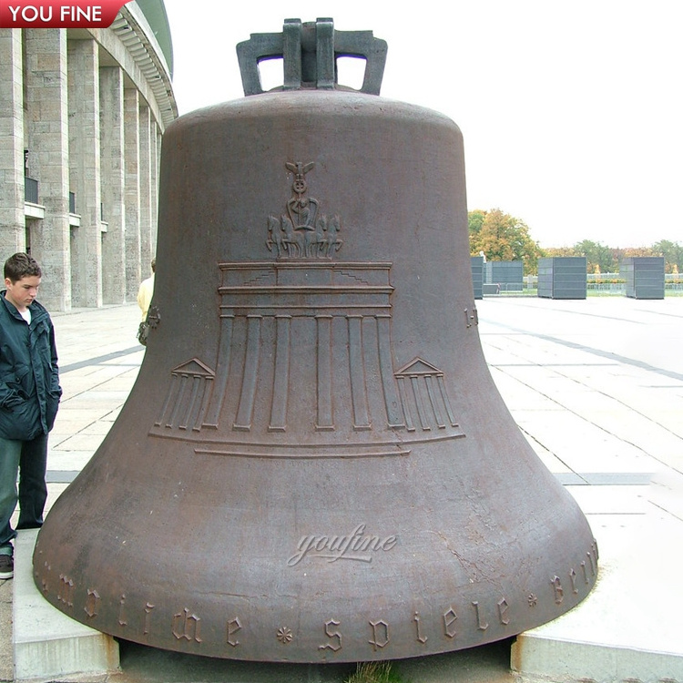 Large Outdoor Casting Bronze Bell Sculpture for Sale