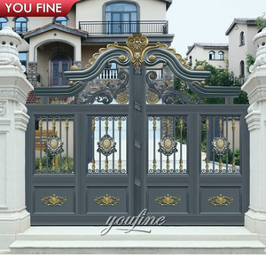 Modern House Wrought Iron Main Gates Designs Gate Electric Sliding Driveway Door