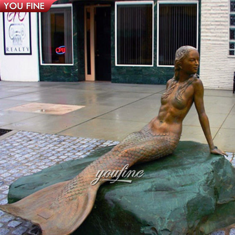 Life Size Bronze Mermaid Statue