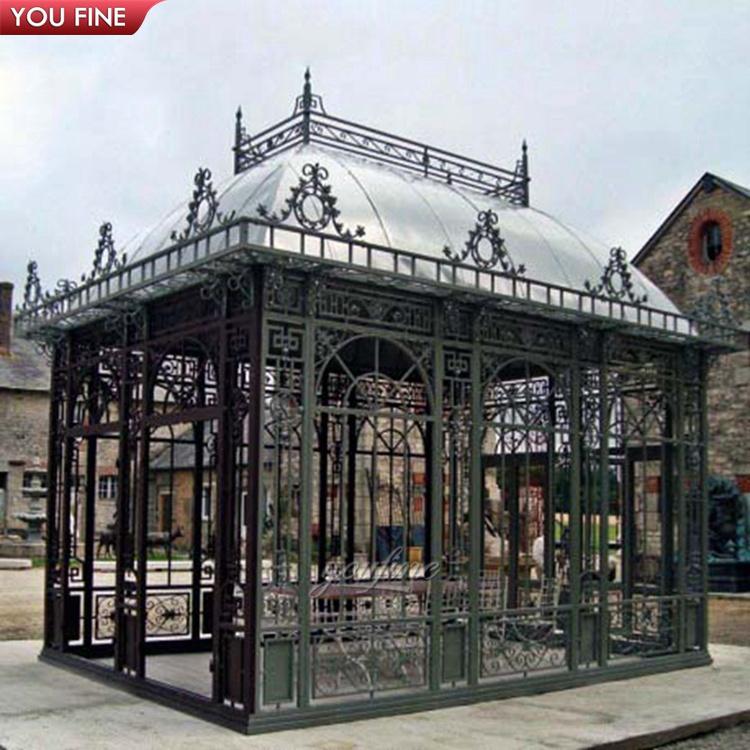 Outdoor Garden Large Wrought Iron Green House Gazebo