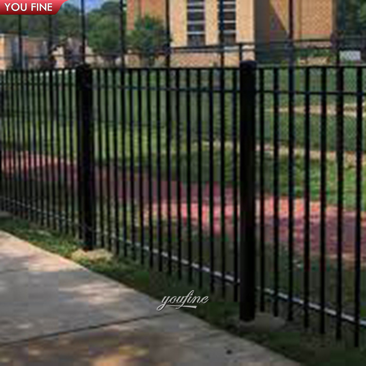 Outdoor Garden Black Classic Modern Metal Iron Fencing