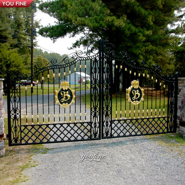 High Quality House Swing Main Wrought Iron Security Front Door Security Gate Designs