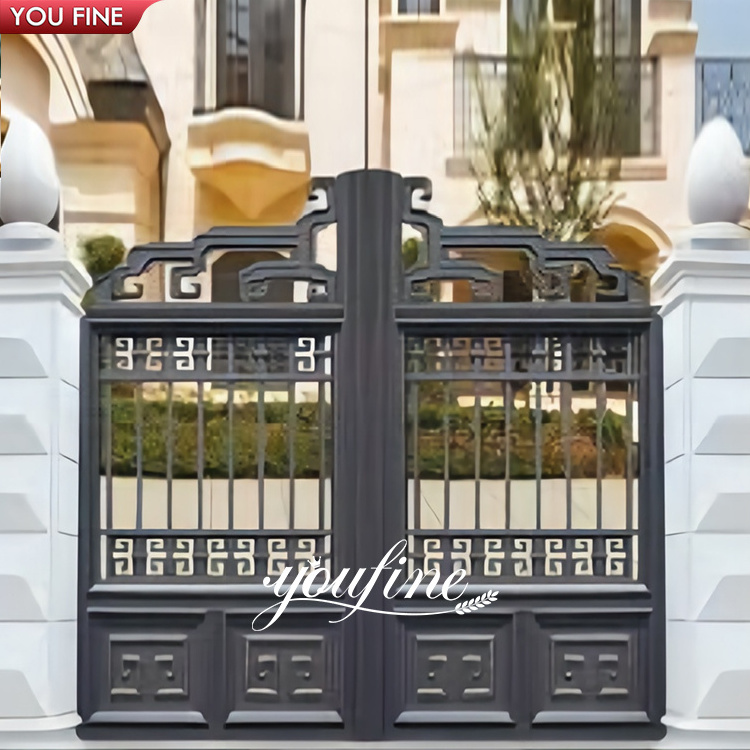 Modern House Wrought Iron Main Gates Designs Gate Electric Sliding Driveway Door