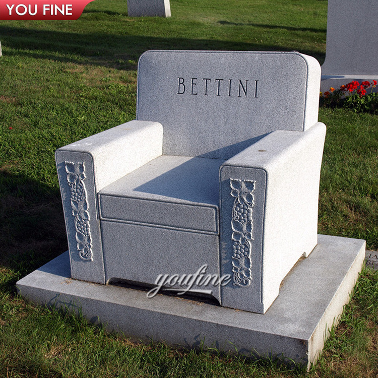 Outdoor Hand Carved Stone Memorial Granite Marble Headstone Tombstone