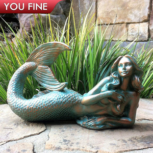 Life Size Bronze Mermaid Statue