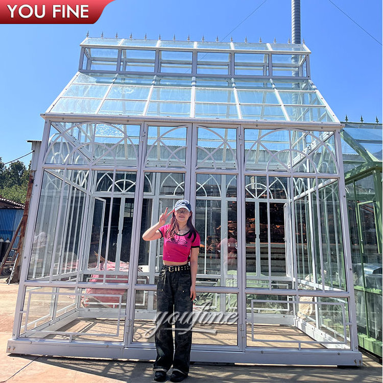 Outdoor Wrought Blue Iron Gazebo Sunroom