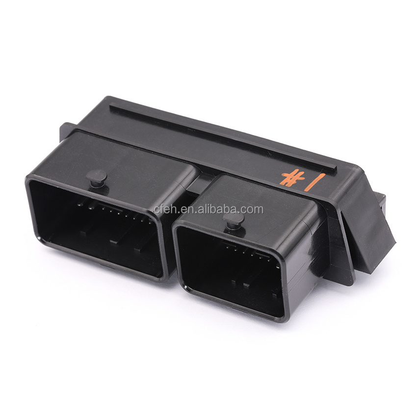 CMC ECU Connector Header Connector 502225-0801molex 80 Pin Black Automotive Auto Connector Truck Car Waterproof Male