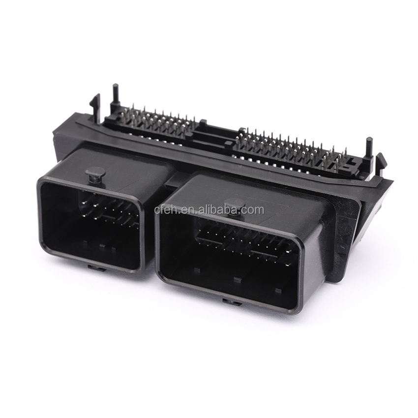 CMC ECU Connector Header Connector 502225-0801molex 80 Pin Black Automotive Auto Connector Truck Car Waterproof Male