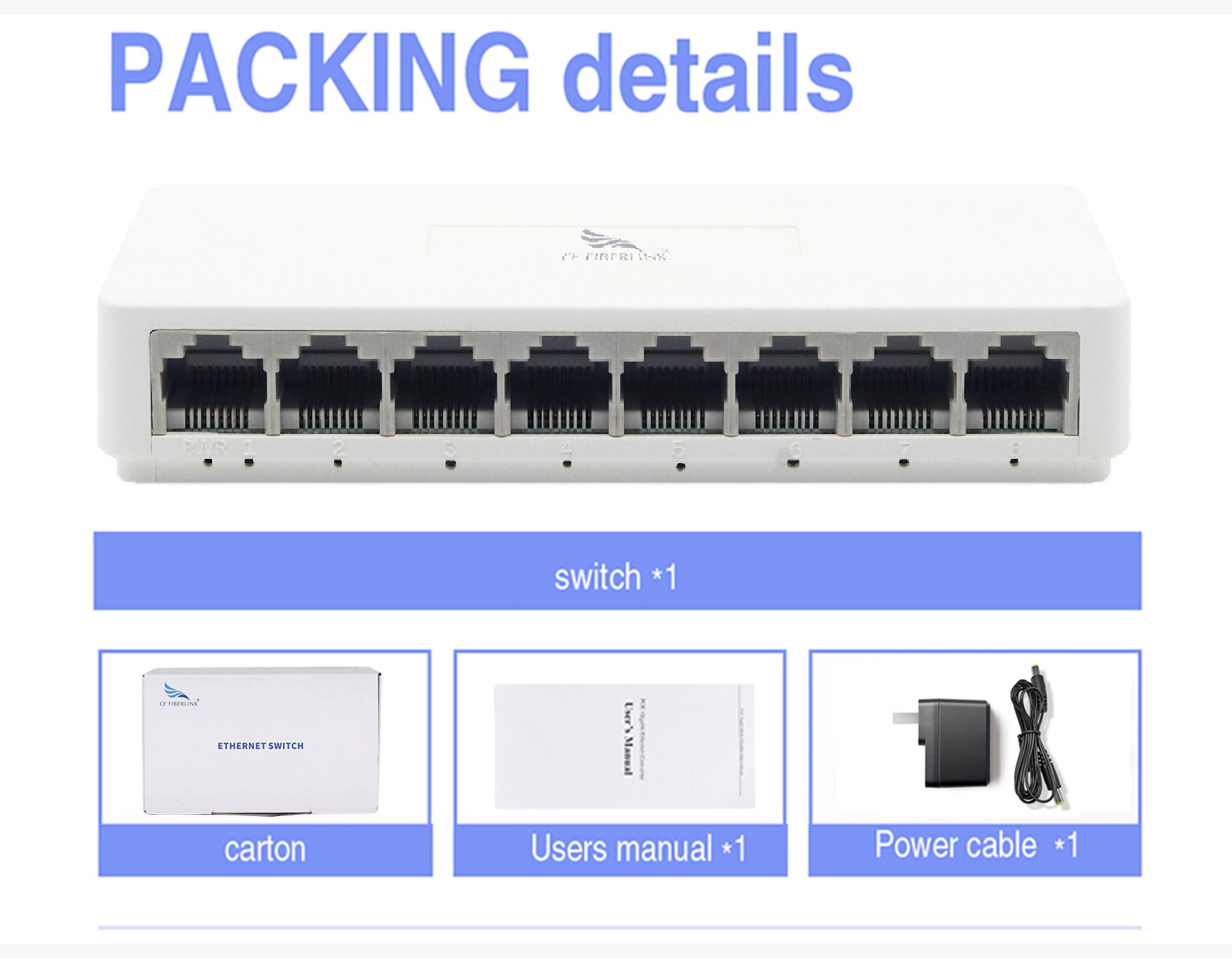 8-port 10/100Mbps Ethernet switch desktop housing with low price industrial network switch