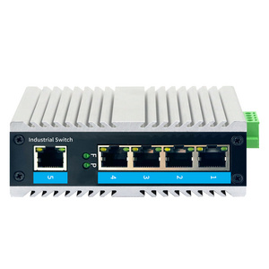 5 Port10/100/1000M POE Switch Industrial grad Din-rail extend to 250M industrial management switch