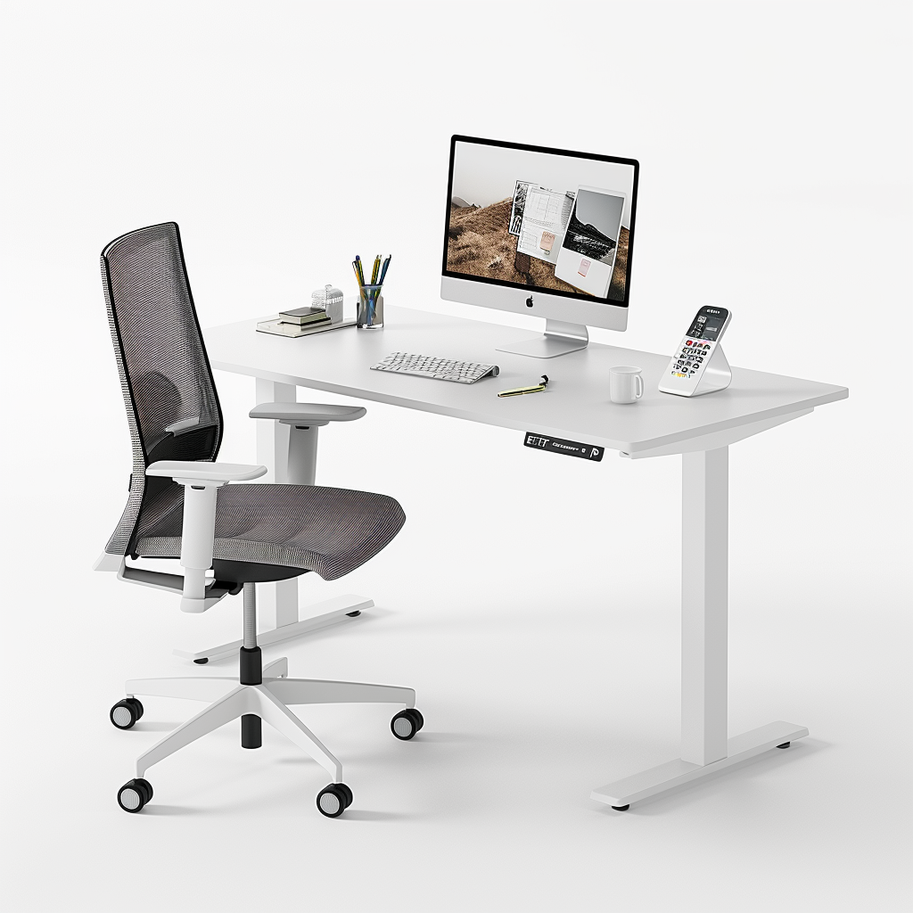 Manufacture Price Modern Home Office Desk Manager Ceo Work Ergonomic Table Executive Office Adjustable Electric Standing Desk