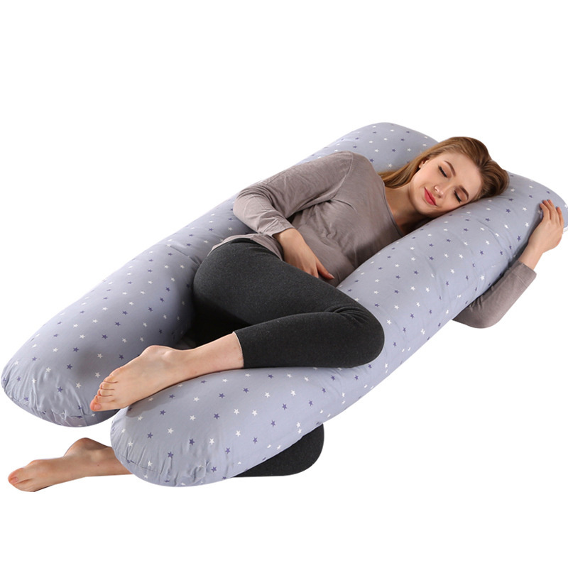 Factory Custom Various Specifications C Shape Pregnancy Pillow or Full Body U-shaped Maternity Pillow with Washable Cover