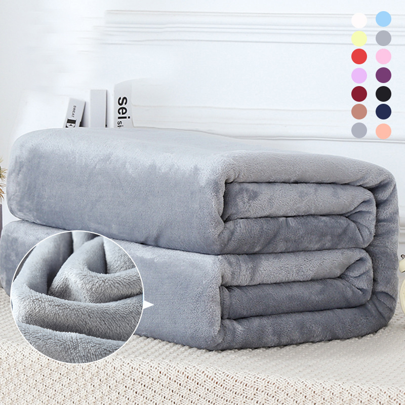 Throw Blanket Twin Size for Couch - Thick and Warm Blanket for Winter, Soft and Fuzzy Fall Throw Blanket for Bed