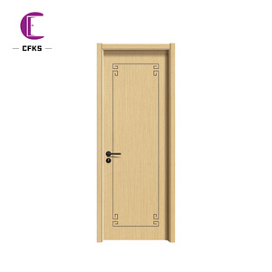 Factory Manufacture Various Interior Cheap Price Mdf Interior Wood Doors Bedroom Modern 3 Sets Wooden Laminate Bedroom Door CFKS